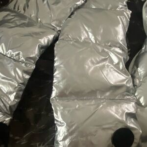 DKNY muffler/scarf Metallic Silver